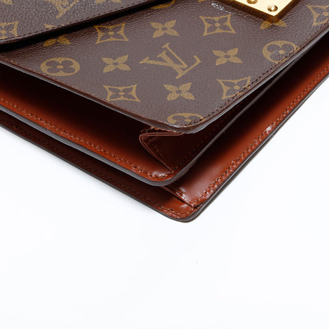 ルイ・ヴィトン LOUIS VUITTON 1990年製 モノグラム コンコルド ハンドバッグ ブラウン WS22475