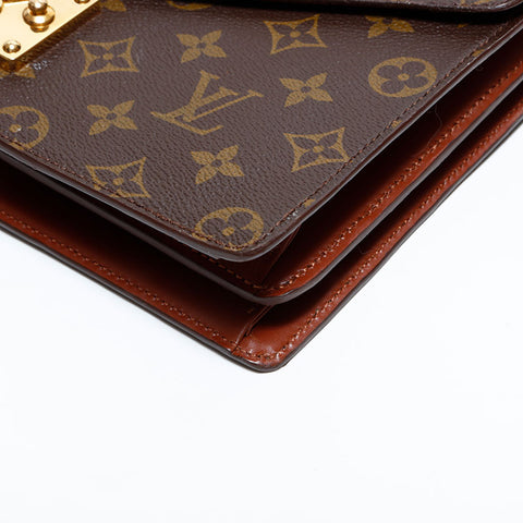 ルイ・ヴィトン LOUIS VUITTON 1990年製 モノグラム コンコルド ハンドバッグ ブラウン WS22475