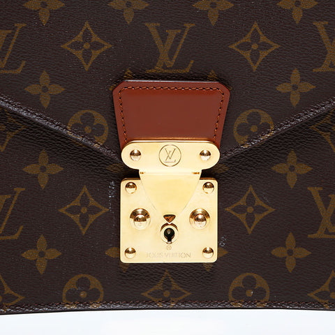 ルイ・ヴィトン LOUIS VUITTON 1990年製 モノグラム コンコルド ハンドバッグ ブラウン WS22475