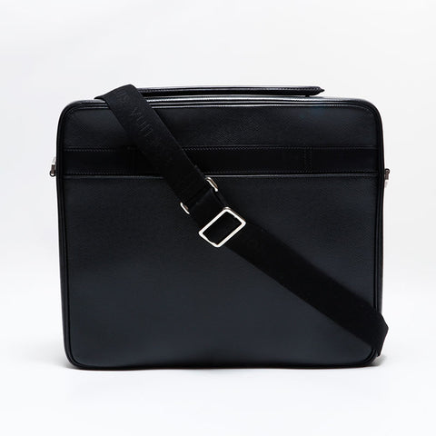 ルイ・ヴィトン LOUIS VUITTON 2005年製 ポルト オルディナトゥール オデッサ ショルダーバッグ ブラック WS22476