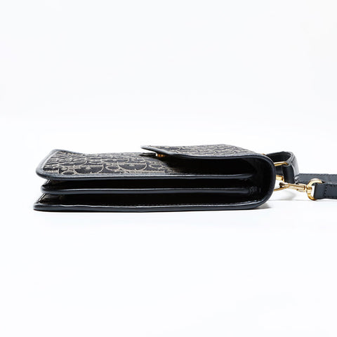 Christian Dior Trotter Canvas 2way Handbag black WS22478