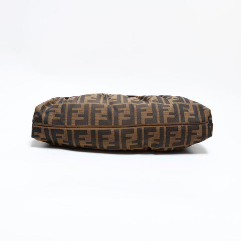 FENDI Zucca Shoulder Bag Brown WS22479