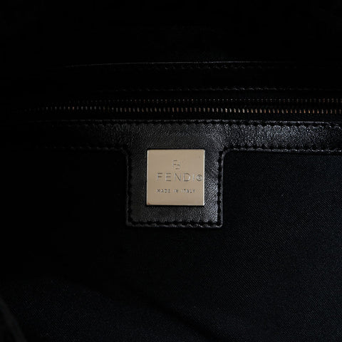 フェンディ FENDI ズッキーノ キャンバス マンマ ショルダーバッグ ブラック WS22480