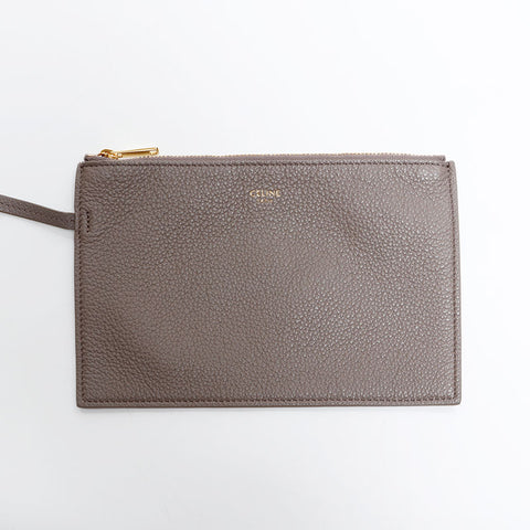 セリーヌ CELINE レザー バケット 16 セーズ 2way ハンドバッグ グレー WS22483