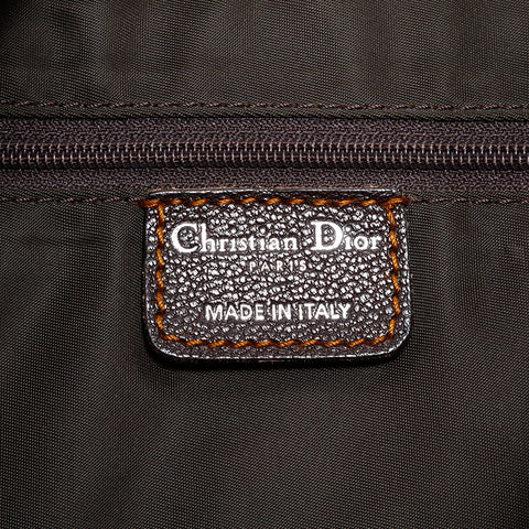 クリスチャンディオール Christian Dior キャンバス トロッター ショルダーバッグ ブラウン WS22486