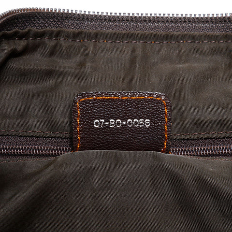 クリスチャンディオール Christian Dior キャンバス トロッター ショルダーバッグ ブラウン WS22486