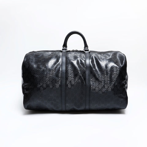 未使用級 GUCCI 2way ボストンバッグ GG ナイロン レザー ブラック 楽天市場】【未使用 展示品】 グッチ GUCCI ダブルG 2way