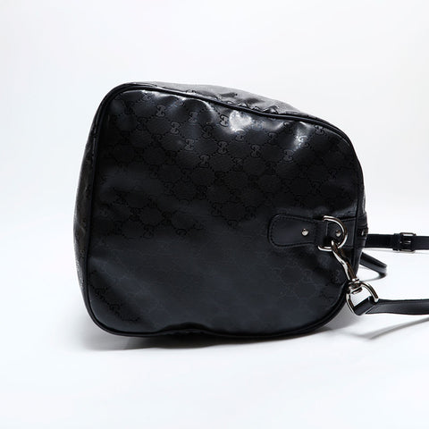 グッチ GUCCI GG インプリメ PVC 2way ボストンバッグ ブラック