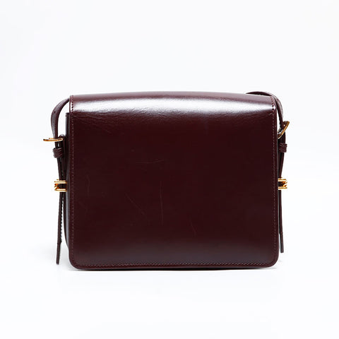 バーバリー BURBERRY レザー カメラバッグ ショルダーバッグ ブラウン WS22490