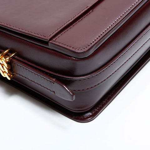 バーバリー BURBERRY レザー カメラバッグ ショルダーバッグ ブラウン WS22490