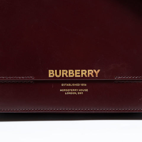 バーバリー BURBERRY レザー カメラバッグ ショルダーバッグ ブラウン WS22490