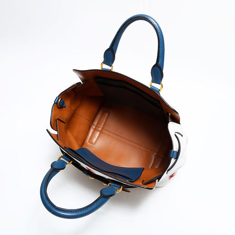 バーバリー BURBERRY ベルトバッグ レザー 2way 刺繍ロゴ ハンドバッグ ホワイト WS22496