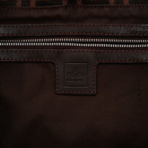 フェンディ FENDI ズッカ キャンバス ハンドバッグ ブラウン WS22497