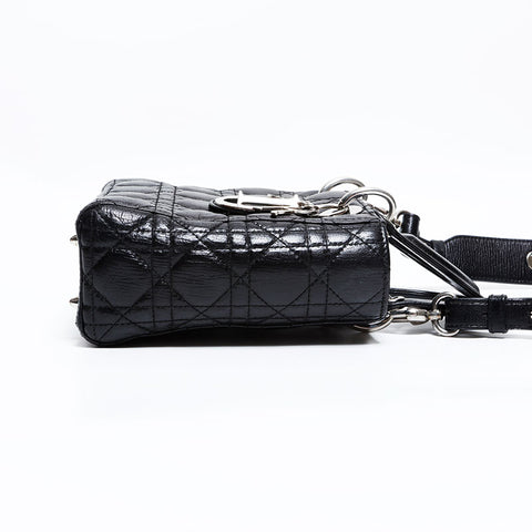 クリスチャンディオール Christian Dior スモール 2way レディ ハンドバッグ ブラック WS22501