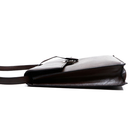 ロエベ LOEWE レザー メッセンジャー 2way ブリーフケース ショルダーバッグ ブラウン WS22503