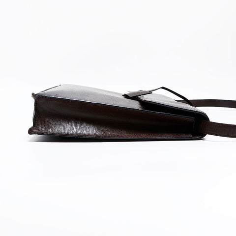 ロエベ LOEWE レザー メッセンジャー 2way ブリーフケース ショルダーバッグ ブラウン WS22503