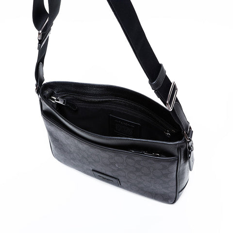 コーチ COACH コーチ ディストリクト PVC ショルダーバッグ ブラック WS22504