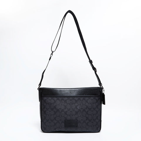 コーチ COACH コーチ ディストリクト PVC ショルダーバッグ ブラック WS22504