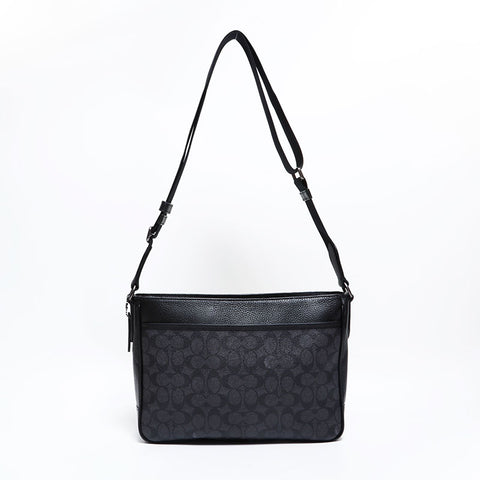 コーチ COACH コーチ ディストリクト PVC ショルダーバッグ ブラック WS22504
