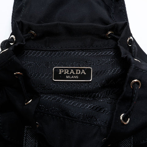 プラダ PRADA ナイロン ミニ Re-Nylon チェーン ショルダーバッグ ブラック WS22506