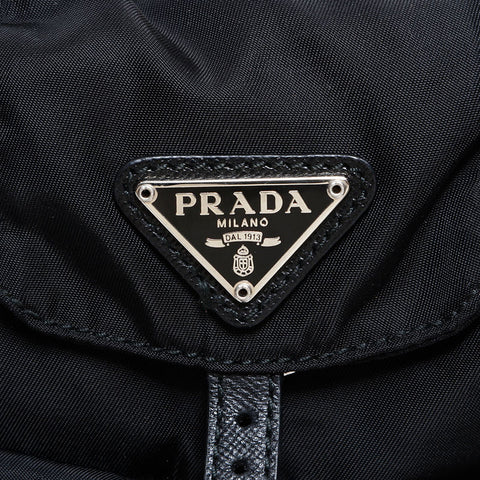 プラダ PRADA ナイロン ミニ Re-Nylon チェーン ショルダーバッグ ブラック WS22506