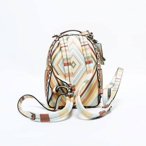 VALENTINO Leather studs Backpack  Daypack multicolor WS22509