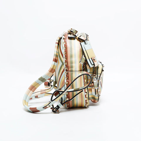VALENTINO Leather studs Backpack  Daypack multicolor WS22509