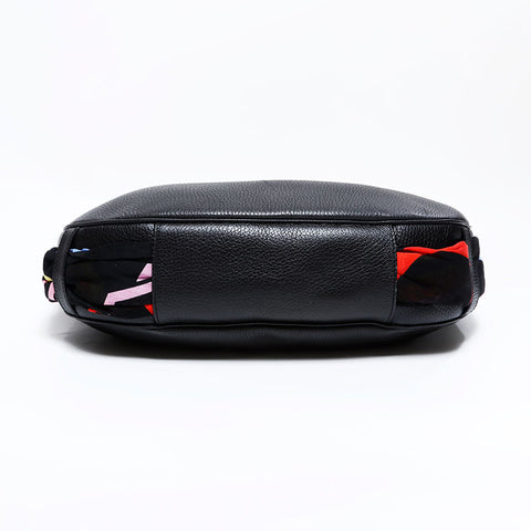 ジバンシィ GIVENCHY レザー スカーフ ホーボー ショルダーバッグ ブラック WS22510