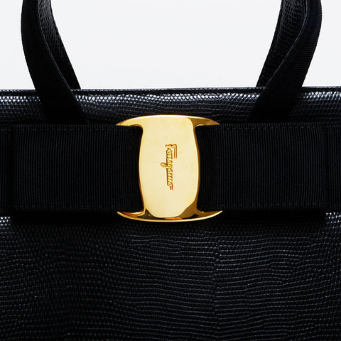 サルヴァトーレフェラガモ Salvatore Ferragamo ヴァラ 2way ハンドバッグ ブラック WS22511