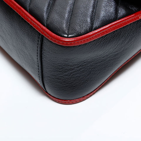 グッチ GUCCI GG マーモント トップハンドル レザー 2way ミニ ハンドバッグ ブラック WS22513