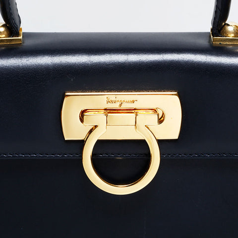 ƒTƒ‹ƒ”ƒ@ƒg�[ƒŒƒtƒFƒ‰ƒKƒ‚ Salvatore Ferragamo ƒKƒ“ƒ`�[ƒj ƒgƒbƒvƒnƒ“ƒhƒ‹ ƒnƒ“ƒhƒoƒbƒO ƒuƒ‰ƒbƒN WS22514