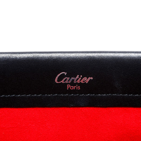 カルティエ CARTIER レザー トリニティ ハンドバッグ ブラック WS22515