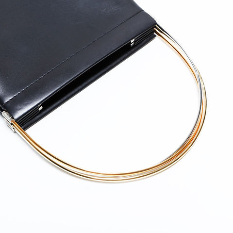 カルティエ CARTIER レザー トリニティ ハンドバッグ ブラック WS22515