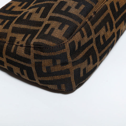 フェンディ FENDI マンマ キャンバス ズッカ ショルダーバッグ ブラウン WS22519