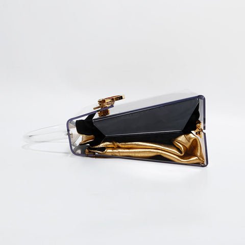 サルヴァトーレフェラガモ Salvatore Ferragamo クリア ガンチーニ ハンドバッグ クリア WS22520