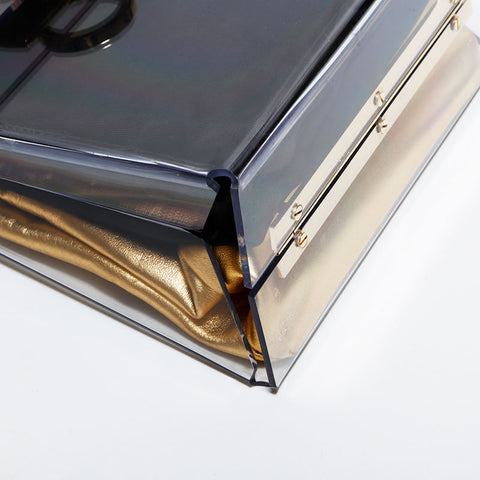 サルヴァトーレフェラガモ Salvatore Ferragamo クリア ガンチーニ ハンドバッグ クリア WS22520