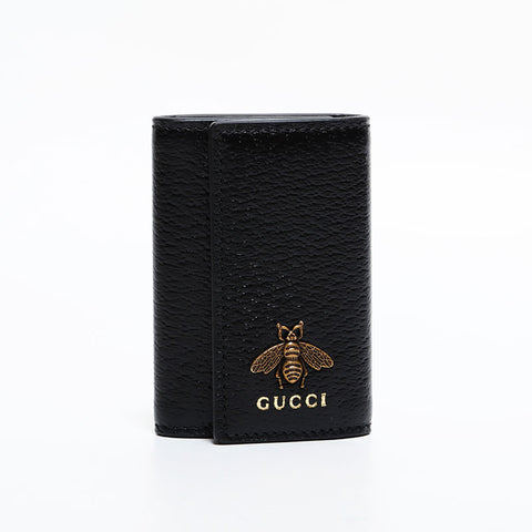 グッチ GUCCI レザー ビー 蜂 キーケース ブラック WS22526