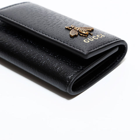グッチ GUCCI レザー ビー 蜂 キーケース ブラック WS22526