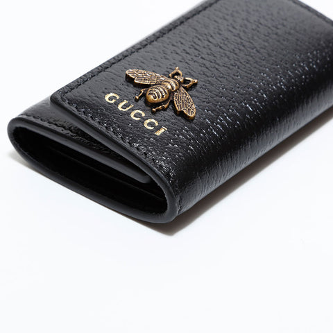 グッチ GUCCI レザー ビー 蜂 キーケース ブラック WS22526