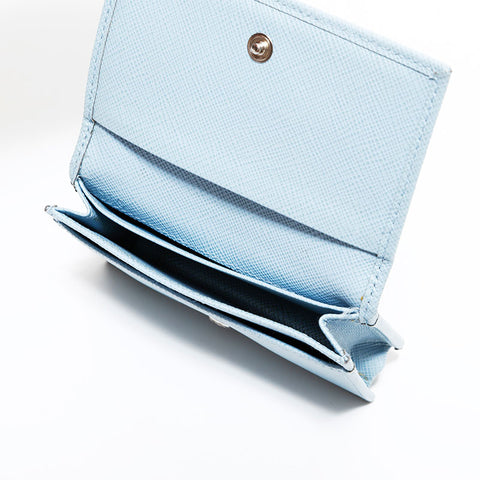 プラダ PRADA サフィアーノ レザー トライアングルロゴ 名刺入れ カードケース カーキ WS22528