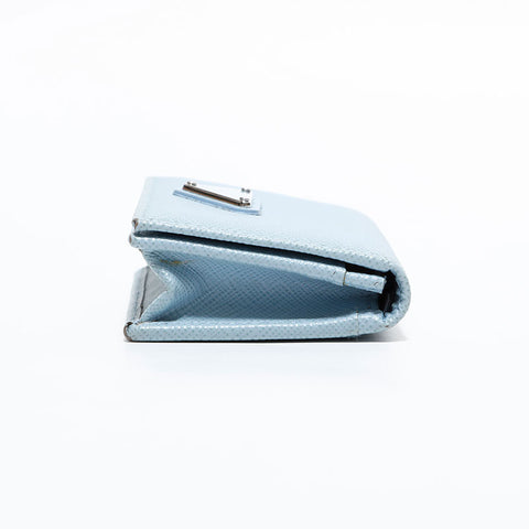 プラダ PRADA サフィアーノ レザー トライアングルロゴ 名刺入れ カードケース カーキ WS22528