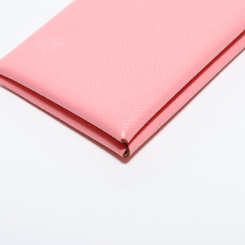 HERMES Calvi Card Case B engraved 2023 Coin case pink WS22530