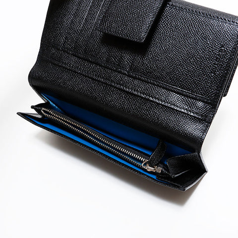 ブルガリ BVLGARI レザー クリップ 長財布 ブラック WS22534