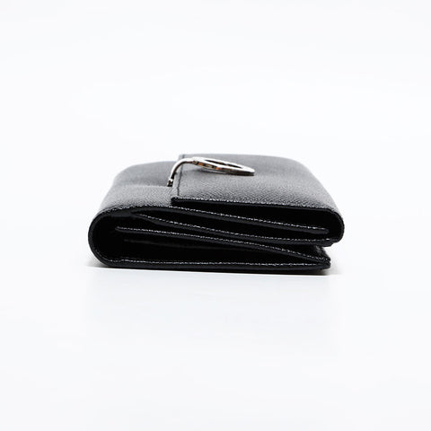 ブルガリ BVLGARI レザー クリップ 長財布 ブラック WS22534