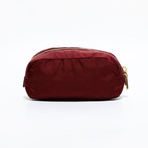 プラダ PRADA ナイロン トライアングルロゴ ポーチ レッド WS22535
