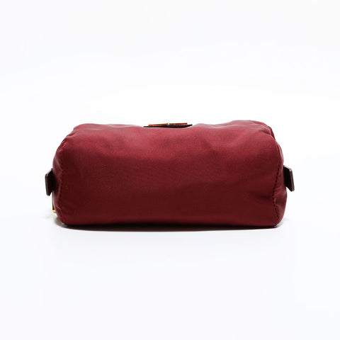 プラダ PRADA ナイロン トライアングルロゴ ポーチ レッド WS22535