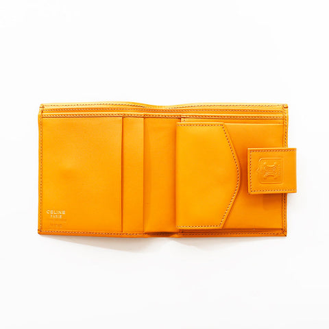セリーヌ CELINE マカダム PVC 二つ折り財布 ブラウン WS22536