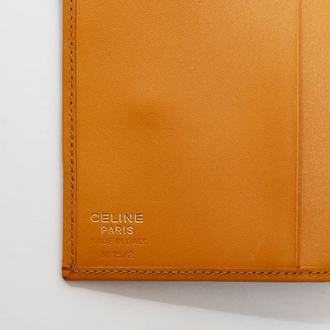 セリーヌ CELINE マカダム PVC 二つ折り財布 ブラウン WS22536