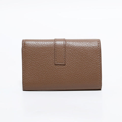 イヴ・サンローラン YVES SAINT LAURENT レザー 4連 キーケース ベージュ WS22537