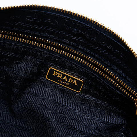 プラダ PRADA ナイロン ロゴ ポーチ ネイビー WS22540